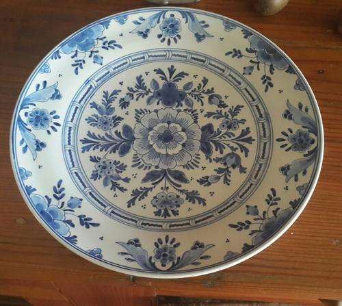 Royal Delft blue and white plate