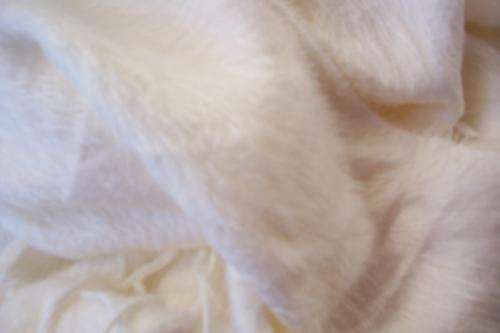 Beautiful white ladies scarf for the cold winter