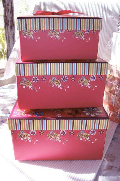 REDUCED!!!  3-in-1 Gift Boxes - Pink
