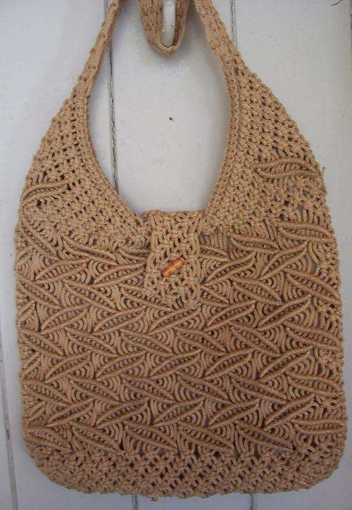 Dark cream handbag