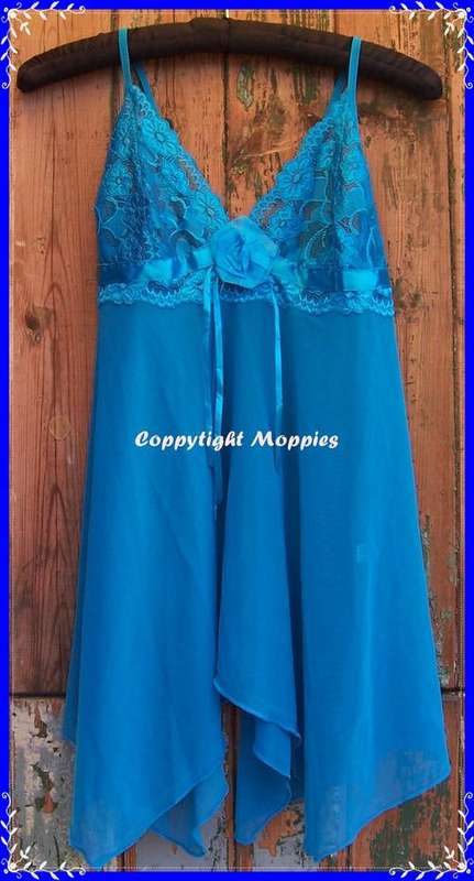 Turquoise Baby Doll - will fit up to size 36