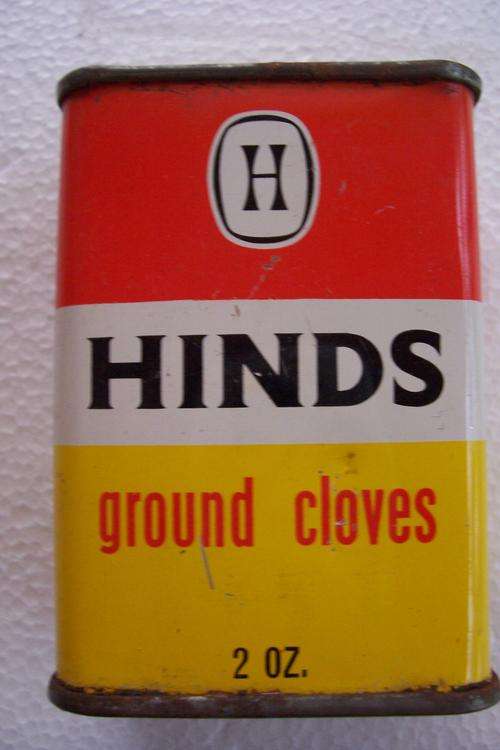 HINDS - Ground Cloves (mass still in ounces)