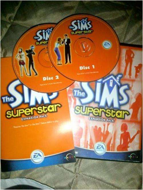 Original Sims PC Game plus Sims Superstar Expansion pack