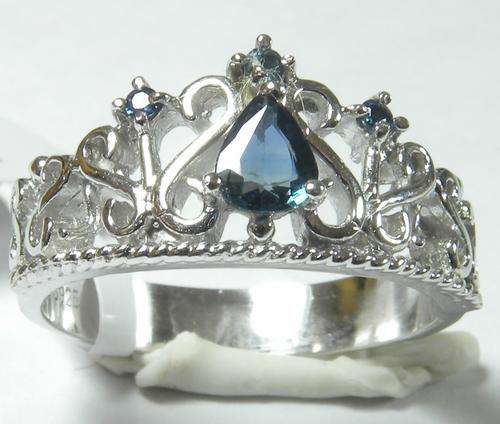 Valentine-925 Sterling Silver A-grade natural Sapphire