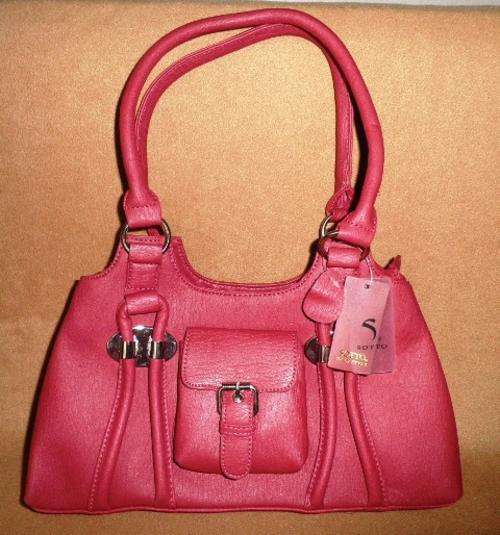 ITALY LEATHER SOTTO HANDBAG ***R1699***
