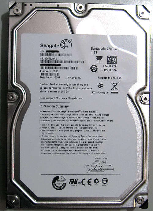 Seagate 1TB 3.5"