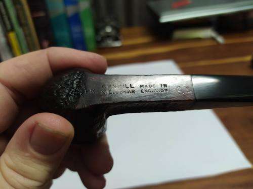 Dunhill Shell Briar smoking pipe