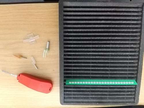 Graphoplast Terminals and Markers. Varios Sizes and Marks with Strip Trays and Applicator.