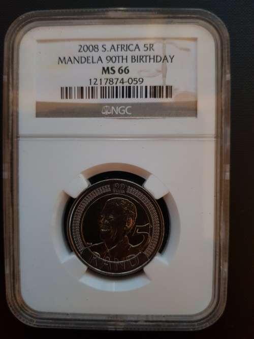 Mandela 90th Birthday R5. MS66
