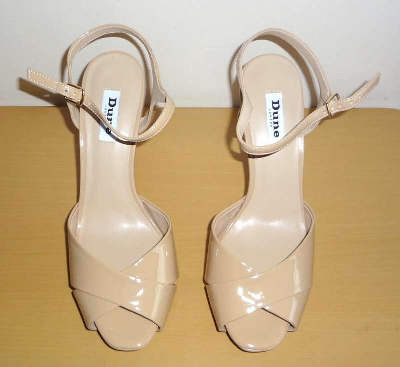 Dune of London Women`s Nude Patent Shoes