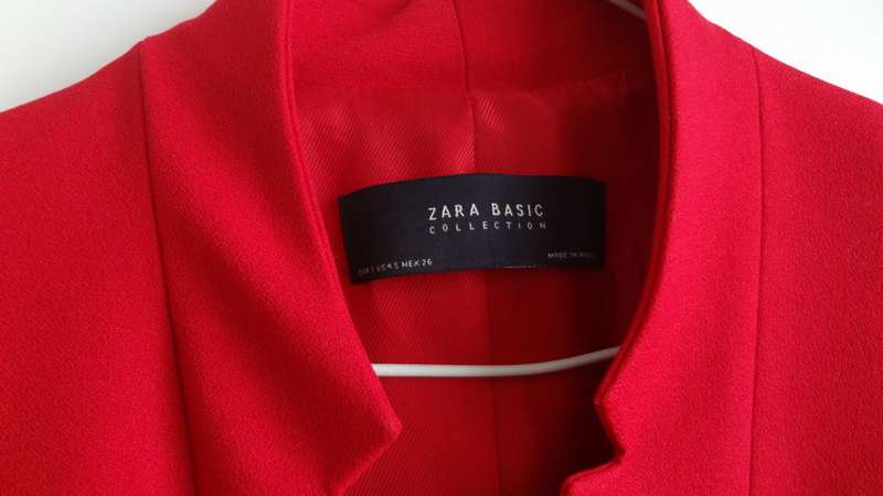 Zara Woman - Basic Collection - Red Coat