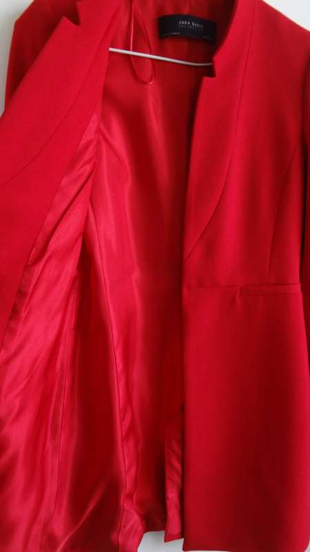Zara Woman - Basic Collection - Red Coat