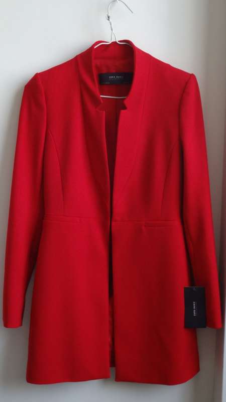 Zara Woman - Basic Collection - Red Coat