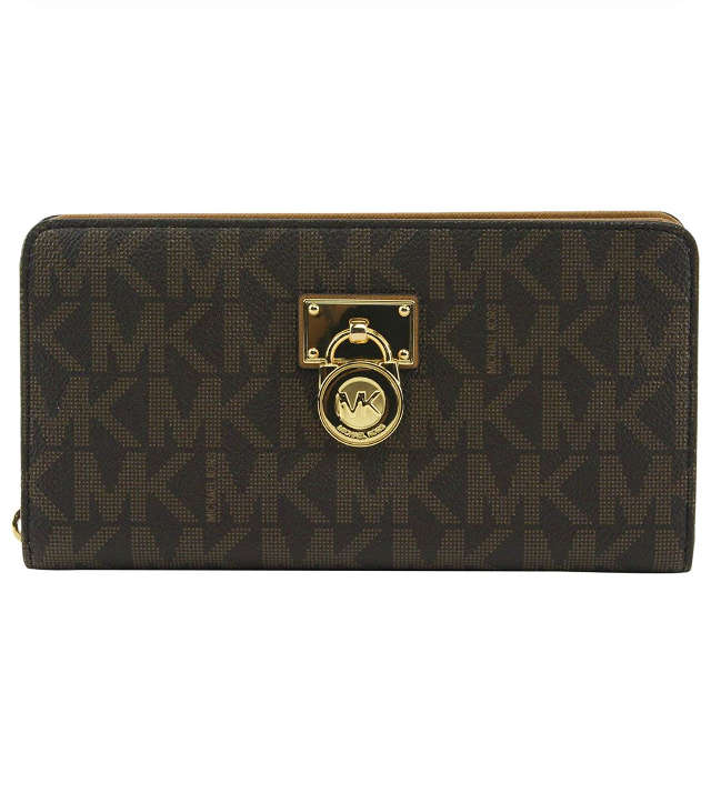Michael Kors Hamilton Traveller Large Wallet - Brown