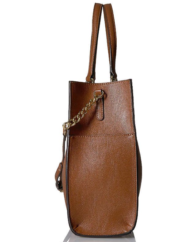 Calvin Klein Monogram East West Tote - Brown