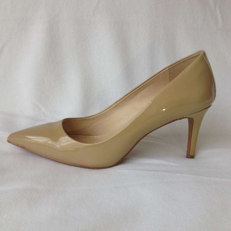 Vince Camuto Nude Patent Heels