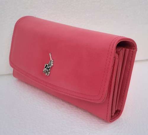 Polo Trifold Purse - Pink