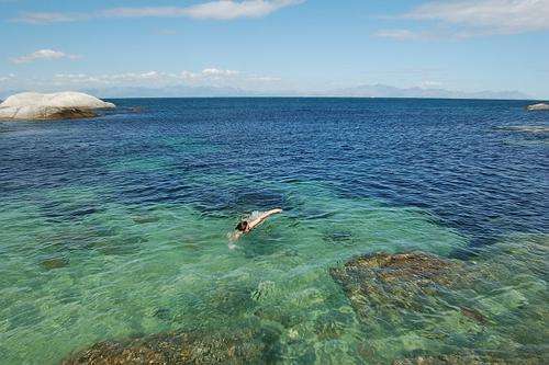 Beautiful places to swim with Crystal-clear water.