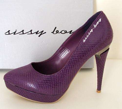 PURPLE SHOES FROM SISSY BOY - SIZE: 4
