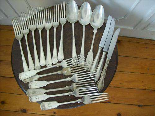 MIXED CUTLERY.  VINTAGE