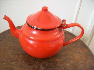 ENAMEL COFFEE POT