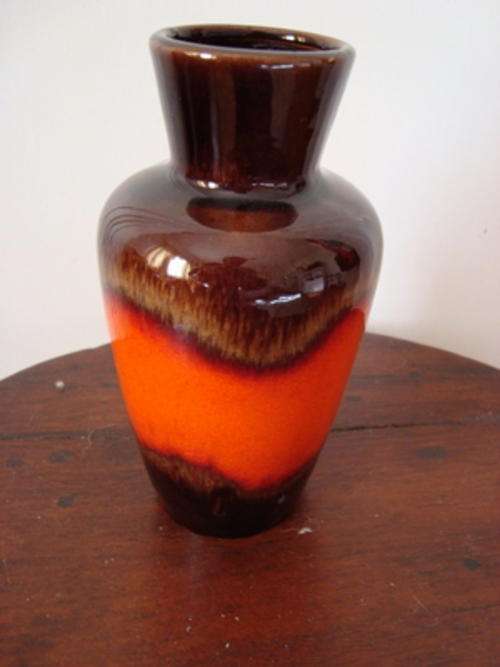 VASE MADE IN WEST GERMANY.