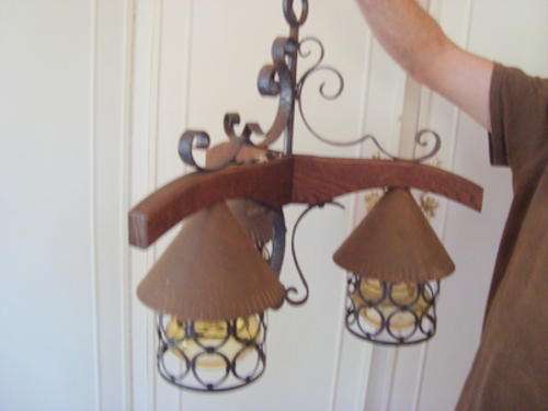 VINTAGE 3 ARM CHANDELIER