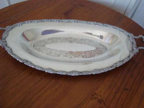 EP PLATE DISH. W.M. RODGERS.10/120 HAMILTON. ONT