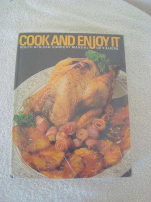 RECIPE BOOK COOK & ENJOY IT. S.J.A. DE VILLIERS.