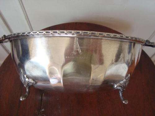 VINTAGE SILVER PLATE BOWL