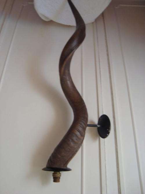 WALL LIGHT ANIMAL HORN