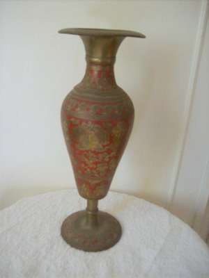 BRASS VASE