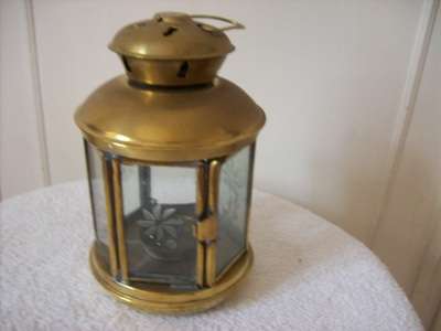 BRASS  CANDLE LAMP