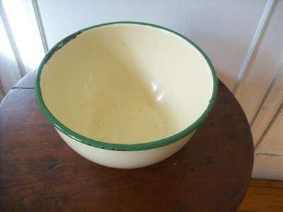 ENAMEL BOWL YELLOW