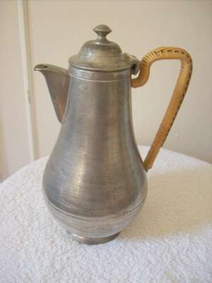 PEWTER COFFEE POT VINTAGE