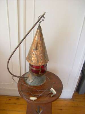 LAMP. COPPER.  LOVELY ITEM.