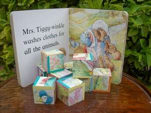 PETER RABBIT. BLOCK PUZZLE AND BOARD BOOK SET.