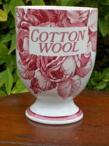 LARGE COTTON WOOL BOWL. MADE FOR WOOLWORTHS. MARGARET TANNET