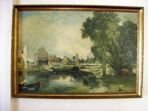 A FRAMED PRINT BY CONSTABLE
