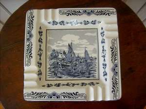 A DELFT HOLLAND ASHTRAY
