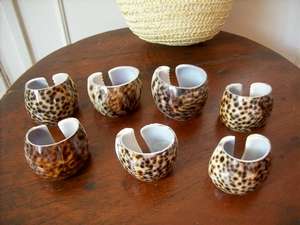 SERVIETTE/NAPKIN RING HOLDERS (SHELLS)