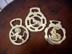 3 x HORSE BRASSES.
