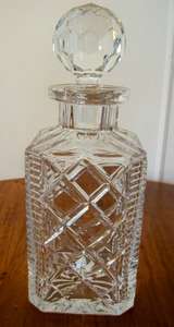 CRYSTAL DECANTER.  BEAUTIFUL ITEM.