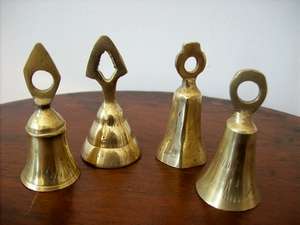 BRASS BELLS X 4.