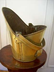 BRASS COAL SCUTTLE.