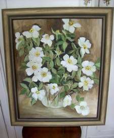 OIL PAINTING ON CANVAS FOUNDATION BOARD.  BEAUTIFUL