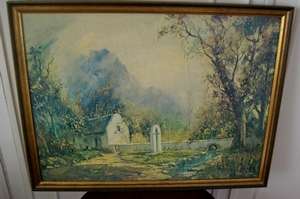 FRAMED PRINT OF SLAVE BELL.  GABRIEL DE JONGH