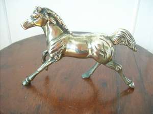BRASS HORSE ORNAMENT.  LOVELY ITEM.