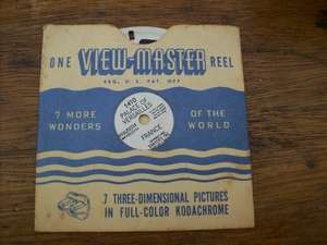 VIEW MASTER REEL - PALACE OF VERSAILLES.