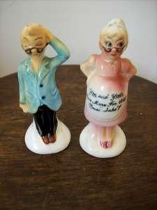 SALT & PEPPER SET FIGURINES